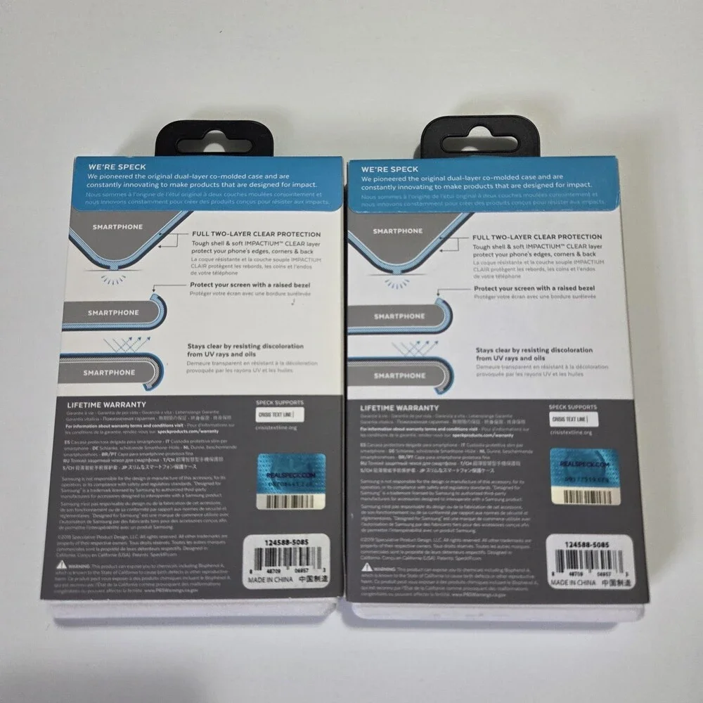 Galaxy S10 case bundle 3 clear cases by Speck for Samsung